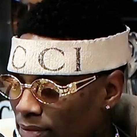 soulja boys gucci headband.